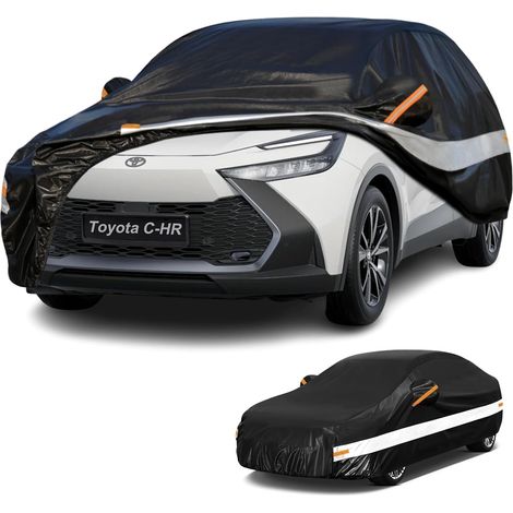 Bache Voiture Exterieur SUV pour C-HR（2016-2026） Housse Voiture à 10 Couche,Bache Voiture 100% Imperméable,Bâche Protection Voiture écran Solaire,Protection UV,Anti Rayures (1/5)