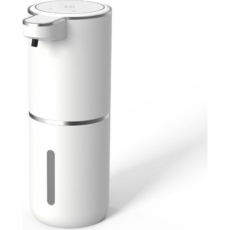 Dispensador de jabón automático con sensor GABRIELLE, sensor infrarrojo de 380 ml, montaje en pared, recargable por USB, resistente al agua IPX5, apto para cocina y baño.