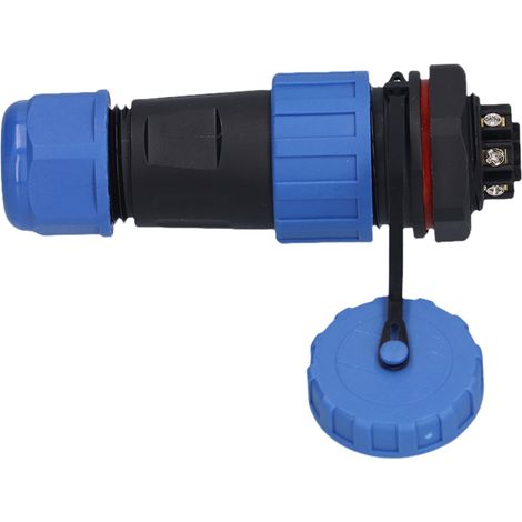 Connecteur mâle/femelle étanche IP68 pour prise aviation, sans soudure, avec écrou arrière, 250 V, 5 A, LP207 broches (1/5)