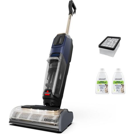 Bissell CrossWave HydroScrub Select Aspirapolvere elettrica Batteria Secco e bagnato Senza sacchetto Nero, Blu