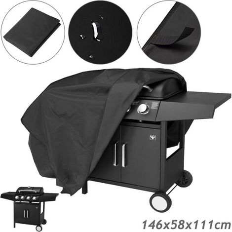 Housse de protection robuste pour barbecue à gaz, 3 tailles, 146 x 58 x 111 cm