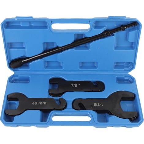 Clé d'embrayage de ventilateur pneumatique, Kit d'outils d'installation de retrait en acier avec boîte moulée par soufflage pour camions suv 8 pièces (1/5)