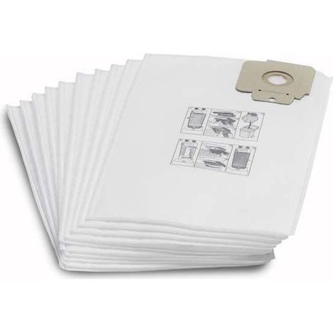 Sacs filtrants non tissé 10 pièces - KÄRCHER - 6.904-305.0 (1/4)
