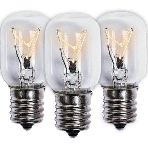 Ampoule de rechange 40 W E17 125 V - compatible avec les micro-ondes et les lampes à lave - lot de 3 (1/5)