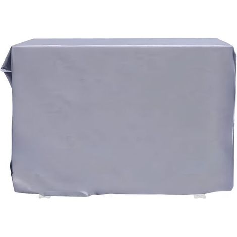 Housse Climatiseur Extérieur, Plus épaisse Climatiseur Protection Extérieure, Anti Poussière Anti Neige Imperméable Résistant Au Soleil Housse Climatiseur Protection, Gris(86 32 56cm)