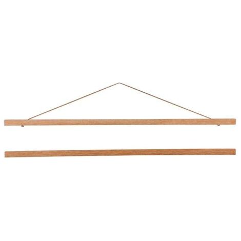 Cadre Photo en Bois Magnétique Affiche en Bois Naturel Hange Bricolage Photo Affiche Oeuvre 51 cm Photo Toile Impression Cintre pour Décoration Mur (1/5)
