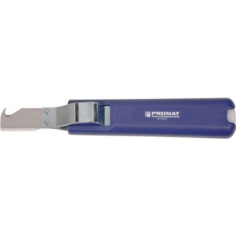 PROMAT Abisoliermesser Gesamtlänge 170 mm mit Hakenklinge (1/3)