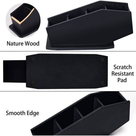 Boîte De Rangement - Porte-Stylo Forme De Cercueil En Bois - Bureau Décoration Gothique - 1 Pièce (1/4)