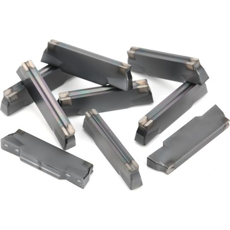 10 plaquettes de tournage CNC, outils de coupe remplaçables en carbure LDA MGMN300-M (1/5)