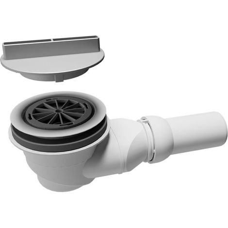 Breuer Lite Line Ablauf waagerecht für Duschwannen der Serie Lite Line mit Durchmesser 50mm waagerechtem Ablauf (1/2)