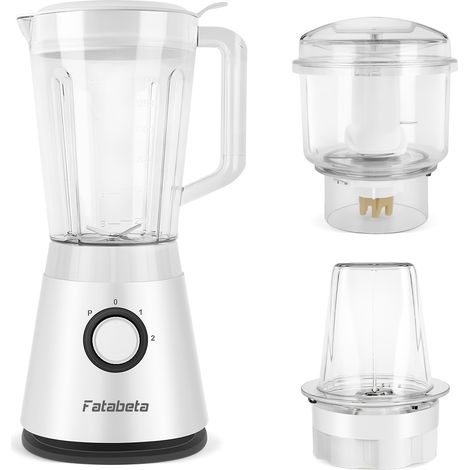 Blender 3-en-1 1500ML – Hachoir & Presse-Agrumes. Pour Smoothies/Sorbets. Modèle (Standard). (1/5)