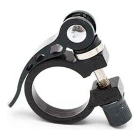 Morsetto reggisella per bicicletta Roxar in alluminio nero da 31,8 mm. (1/4)