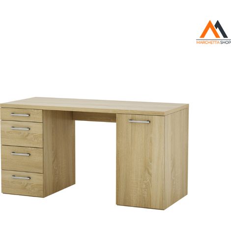 SCRIVANIA LINEA 'VOLOS' cm. 60 x 139 x h.74 - rovere