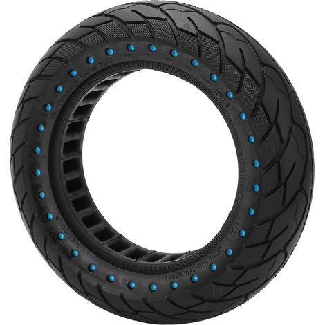Roue de scooter électrique en caoutchouc antichoc à double pneu en nid d'abeille pour scooter électrique Xiaomi bleu (1/5)