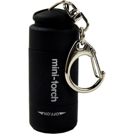 Portable étanche mini USB rechargeable ultra lumineux LED lampe de poche torche lampe de poche porte-clés porte-clés étanche lumière d'urgence