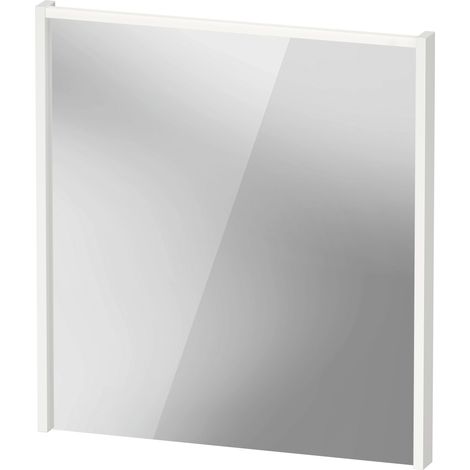 Espejo D-Code de Duravit, panel de luz LED superior, 650x700mm, (1/2)