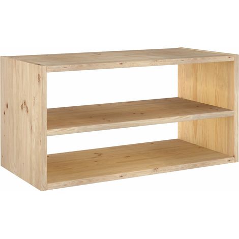 Étagère modulaire rectangulaire avec étagère Dinamic, Bois de pin - 36,2 x 70,8 x 33 cm (1/5)