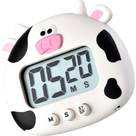 Minuteur électronique Forme Cartoon Ox en ABS pour Cuisson de Biscuits (1/5)
