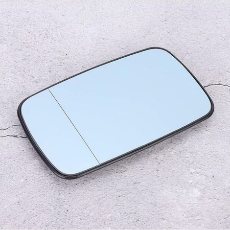Remplacement de verre de rétroviseur chauffant - Champ de vision élargi Installation rapide - Série 3 (E46) - Bleu Droit (1/5)