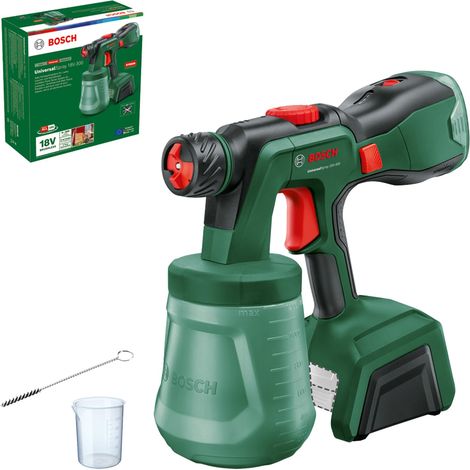 Pistolet à peinture sans fil UniversalSpray 18V-300 pulvériser peintures, vernis/laques à dispersion/latex  2m²/min  rés. 1 200 ml  syst. 18V  sans batterie (1/5)