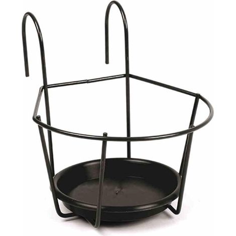 Blumentopfhalter schwarz Ø 16 cm zum Einhängen