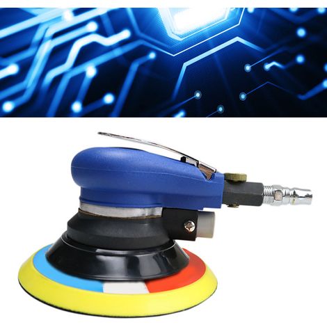 Druckluftschleifer mit 1500 U/min, leicht und ergonomisch, Stahlrotor, 6-Zoll-Druckluftschleifer mit Schleifmitteln (1/5)