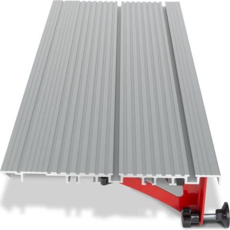 Supplément de table pour scies RUBI DV/DC/DCX – Surface de travail 600 x 230 mm – Charge maximale 10 kg – Installation des deux côtés (1/5)