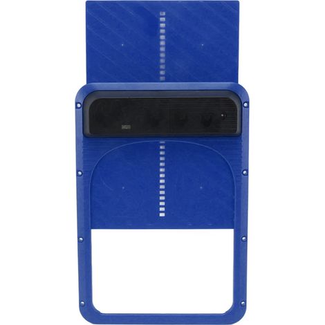 Automatischer Hühnerstalltüröffner, Lichtsensor, batteriebetrieben, blau (1/5)