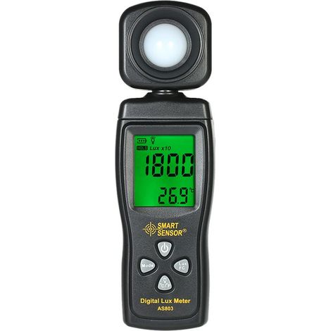 Digitales Mini-Luxmeter mit LCD-Bildschirm, tragbares Beleuchtungsmessgerät, Fotometer, Luxmeter, 0-200000 Lux (1/5)