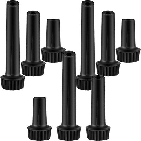 Lot de 9 boutons de remplacement pour interrupteurs de lampe : poignée rotative pour douille E26 - Pièces de quincaillerie en plastique pour lampes - Accessoires de réparation de luminaires, 3 mm (0,1 (1/3)