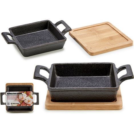 BigBuy Home Bandeja Hierro (19 x 5 x 14 cm)