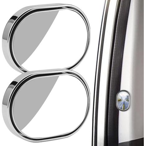 Auxiliary Mirrors, Car , Wide-Angle Car Mirrors, Rearview , Reversing Auxiliary Mirrors, Rearview Accessory, Car Wide Angle, Auxiliary (1/5)