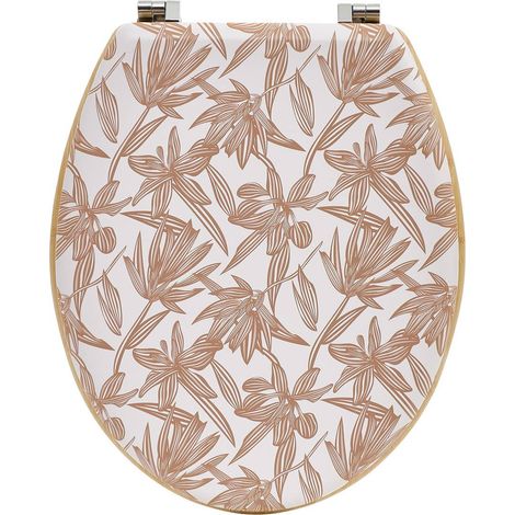 Tapa de inodoro bloom, 36 x 42,5 cm, rosa - 5five (1/5)