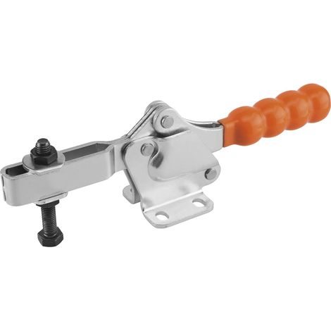 KIPP Waagrechtspanner Type K0074 Stahl horizontal mit waagrechtem Fuß F4=1000N