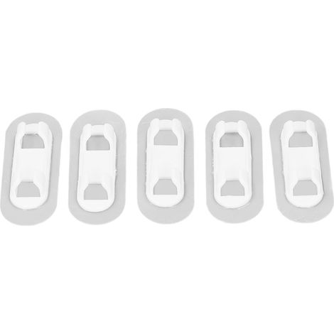 40 selbstklebende Kabelclips, kein Bohren erforderlich, selbstklebende Kabelorganisatoren zur Organisation von Zuhause, Auto, Schreibtisch und Büro, weiß. (1/5)
