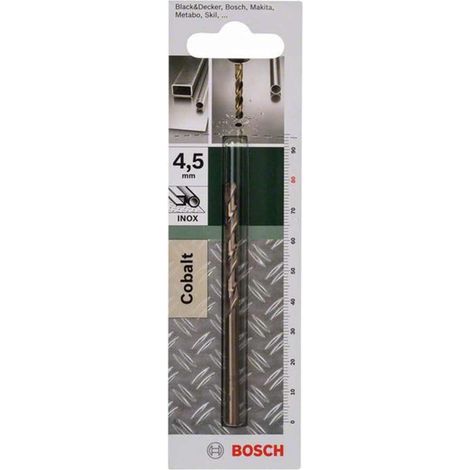 Bosch Accessories 2609255070 HSS Metall-Spiralbohrer 4.5 mm Gesamtlänge 80 mm Cobalt DIN 338 Zylin (1/4)