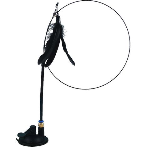 Chat Teaser avec Strong Suction Cup - Interactive Réduction de l'ennui - Eye-Chatching pour Home (1/5)