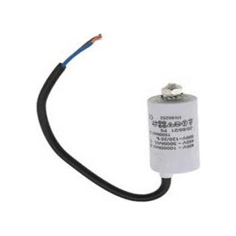 CONDENSATEUR PERMANENT 5 MF A FILS 450 V pour LAVE LINGE -...