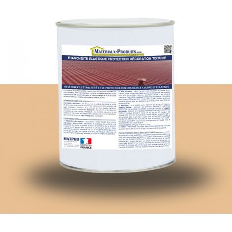 Etanchéité Elastique Protection Décoration Toiture - 1 Kg Paille - MATPRO (1/5)