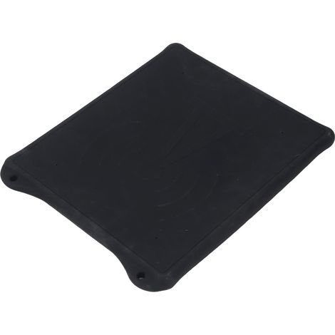 Housse de protection adaptée aux mini-antennes paraboliques, noire, en silicone souple compatible avec les signaux, avec 4 ventouses. (1/5)