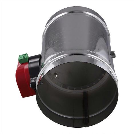 Ventilation motorisée 125mm en acier inoxydable, registre de conduit d'air électrique 220V avec actionneur intégré (1/5)