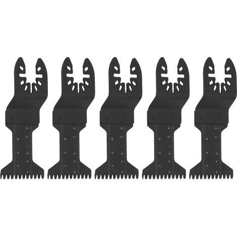 Lame oscillante multifonction universelle à dégagement rapide (lot de 5) pour bois et plastique, 44 mm, acier à haute teneur en carbone (1/5)