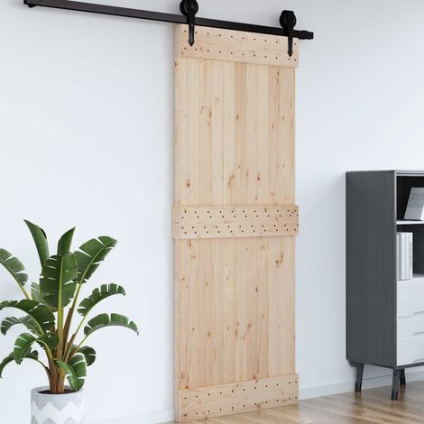 Porte NARVIK Naturel 80 x 210 cm Bois de pin massif vidaXL