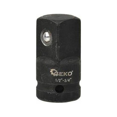 Geko 5901477120893 Schlagreduzierer matt schwarz 3/4''