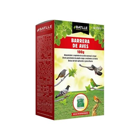 Répulsif anti-oiseaux 100 g – Extraits naturels pour jardins et terrasses – Efficace contre les oiseaux – Résistant à la pluie – Semillas Batlle