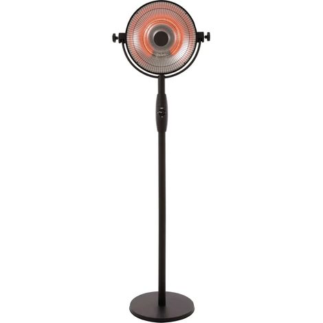 Sunred Calefactor de pie Retro Sphere 2100 W Halógeno Negro RSS16