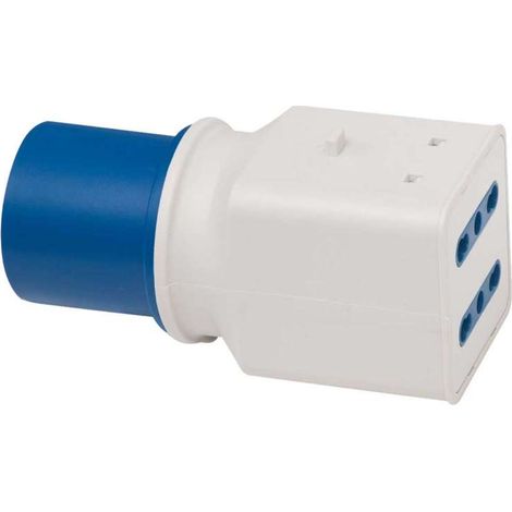 Adattatore per spina industriale 3 poli con 2 prese Brennenstuhl