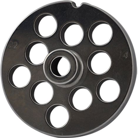 Piastra per Tritacarne Reber N 22 10 Fori da 14 mm