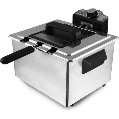 Friteuse à huile 5L 2000W Acier inoxydable Arthur Martin AMPFH50 (1/5)