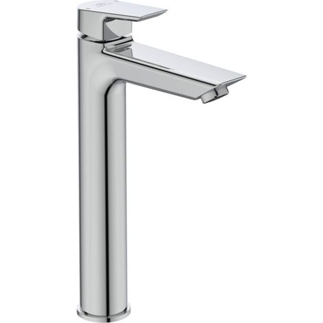 Mezclador de lavabo TESI con base extendida sin vaciador cromado IDEAL STANDARD